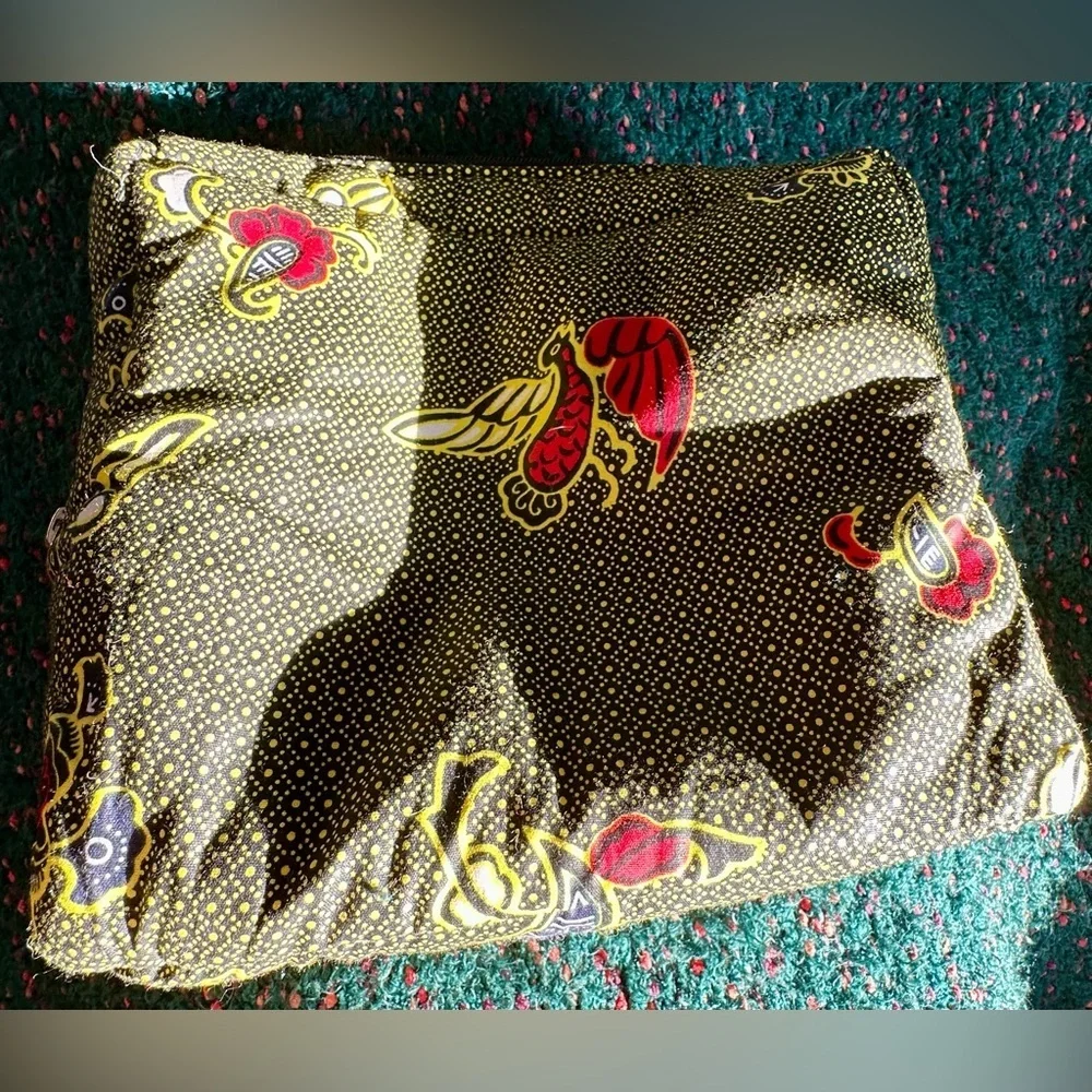 RARE NWOT Botswana Made Extra Large Cosmetics Bag